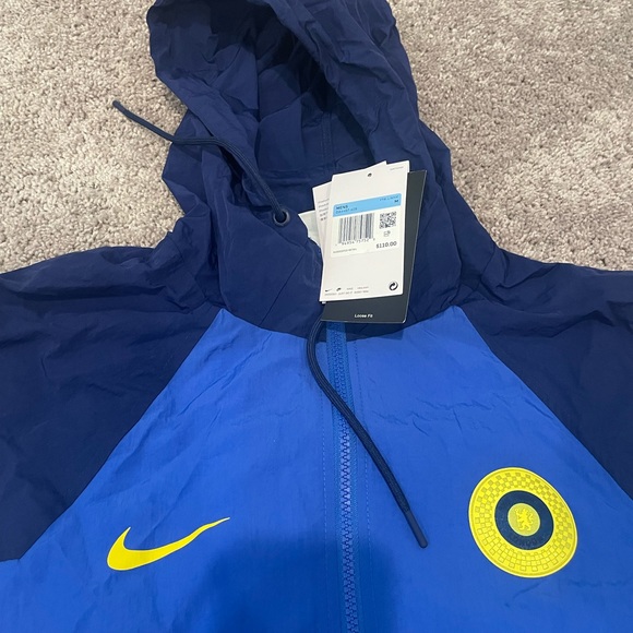 NWT Chelsea FC Nike Men's Full Zip Windrunner Raglan Hoodie Jacket Medium M $110 - Picture 2 of 5